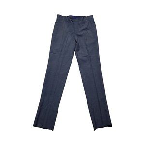 Ted Baker London Halian Fabrics Mens Wool Blue Dress Slacks Pants 33R NWT